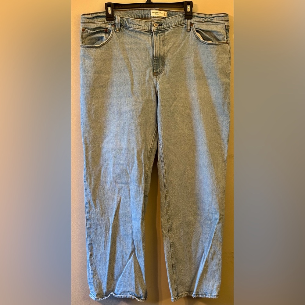 Abercrombie & Fitch Sky Blue Baggy Jeans